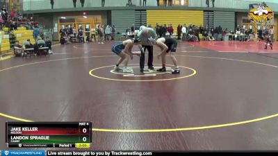 145 lbs Semifinal - Landon Sprague, Canby vs Jake Keller, Nelson