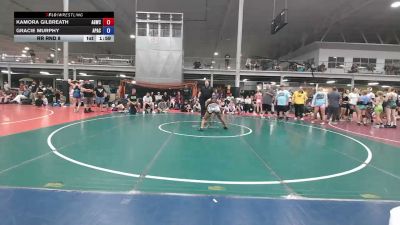 122 lbs Rr Rnd 8 - Kamora Gilbreath, Lady Alpha Dogz - Girls vs Gracie Murphy, Apache - Girls