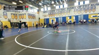 150 Blue Quarterfinal - Tyrell Jacobs, Camden vs Yamil Velasquez, South Dade