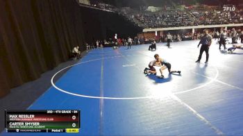 84 lbs Quarterfinal - Carter Smyser, Pack732 Wrestling Academy vs Max Ressler, Western Dubuque Wrestling Club