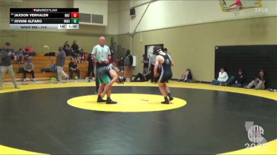 112 lbs Cons. Round 2 - Jovani Alfaro, Mendota Wrestling Club vs Jaxson VerHalen, MatTime