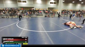 160 lbs Cons. Round 2 - Andrew Smith, NE vs Brady Singler, OH