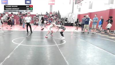 85 lbs Rr Rnd 1 - Johnie Wilson, Mecca Wrestling Club vs Kaiden Crowley, Journeymen