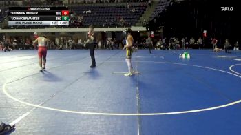 130 lbs 3rd Place Match - Conner Moser, Mollitium vs John Cervantes, Bison Wrestling Club
