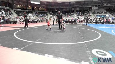 46 lbs Quarterfinal - Amelia Tyler, Black Fox Wrestling Club vs Evelyn Shimonek, Pawhuska Elks Takedown