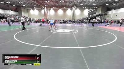 150 lbs Cons. Round 2 - Jaden Byers, Deer Creek (ED) vs Diego Suarez, Belton