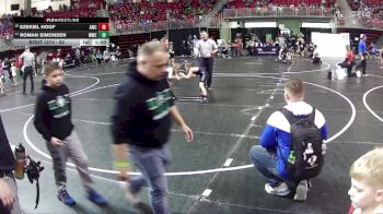 62 lbs Cons. Round 3 - Ezekiel Hoof, Alliance Wrestling Club vs Roman Simonsen, Wahoo Wrestling Club