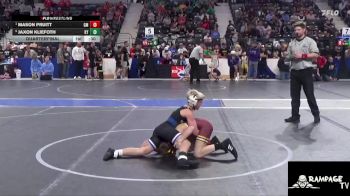 76 lbs Quarterfinal - Mason Pruitt, Girard Matside vs Jaxon Kliefoth, Kansas YG
