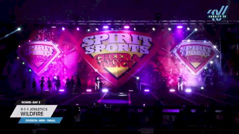 9-1-1 Athletics - Wildfire [2023 L1 Mini - Small Day 2] 2023 Spirit Sports Battle at the Beach Myrtle Beach Nationals