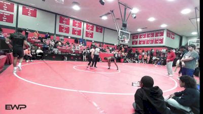 120 lbs Consi Of 4 - Javion Lang, Okmulgee vs Tyce Herring, Dewar HS Boys