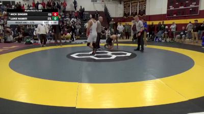 175 lbs Quarterfinal - Nick Singer, Faith Christian Academy vs Luke Hamiti, Stillwater