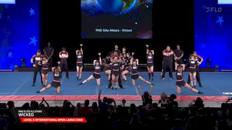 RND Elite Allstars - Wicked [2025 L5 International Open Large Coed Semis] 2025 The Cheerleading Worlds