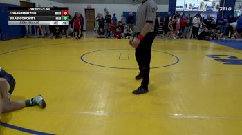 132 lbs Semifinal - Logan Hartzell, Warhawks vs Silas Corcetti, Franklin Regional