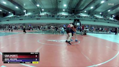 157 lbs Quarterfinal - Cole Sackett, Angry Fish Wrestling vs Reed Wilson, Nixa High School Wrestling