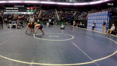 3A 138 lbs Champ. Round 1 - Micah Howard, Tuscola vs Giovanni Sgro, Terry Sanford