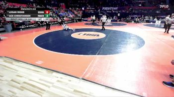1A 144 lbs Champ. Round 1 - Ace Christiansen, Princeton vs Logan Riggs, Roxana
