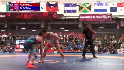 65 kg Semifinal - Joey McKenna, USA vs Agustin Destribats, ARG