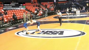 3A 113 lbs Champ. Round 1 - Kyle Hayes, Orland Park (Sandburg) vs Michael Rundell, Oak Park (O.P.-River Forest)