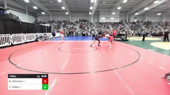 126 lbs Consi Of 64 #2 - Brady Hohlman, NY vs Zavion Clapp, NC