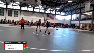 165-182 lbs Quarterfinal - Jonathan Ramaker, Trico Wrestling Club vs Kai Davis, Beat The Streets Chicago