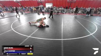 138 lbs Cons. Round 2 - Jesse Burg, WI vs Cole Dummer, WI