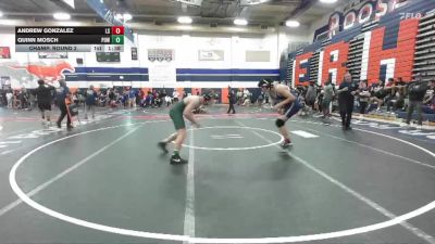175 lbs Champ. Round 2 - Quinn Mosch, Poway vs Andrew Gonzalez, La Sierra