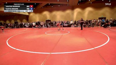 155 lbs Semis - Aaliyah Morrow, New York vs Olivya Kroope, Pennsylvania