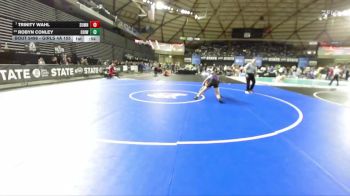 Girls 4A 155 lbs Cons. Round 2 - Trinity Wahl, Sumner (Girls) vs Robyn Conley, Chiawana (Girls)