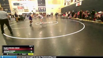 157 lbs Champ. Round 1 - Clay Steven Crow, Prosser vs Roman Gumm, Rogers (Spokane)