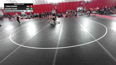 USA Junior Boys - 190 lbs Cons. Semis - Zachary Plank, Warrior Warehouse vs Owen Hansen, Waupaca Wrestling Club