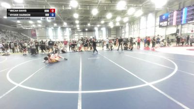 138 lbs Quarters - Micah Davis, Relentless Wrestling vs Ryder Harmon, NW Spartans Wrestling