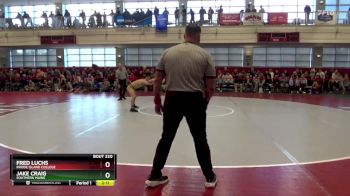 125 lbs 3rd Place Match - Jake Craig, Southern Maine vs Fred Luchs, Rhode Island College