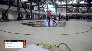 80-84 lbs Quarterfinal - Wyatt Gillen, Sauk Valley Wrestling Club vs Colton Zabinski, Backyard Brawlers Midwest