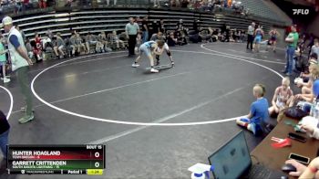 75 lbs Round 5 (6 Team) - Garrett Crittenden, South Dakota Lightning vs Hunter Hoagland, Team Oregon