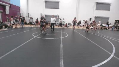 130 lbs Round 3 - Brodie Odell, Taylor Hammers vs Taysean Giles, Mat Assassins Red