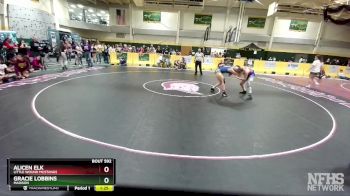 118 lbs Cons. Semi - Alicen Elk, Little Wound Mustangs vs Gracie Lobbins, Madison