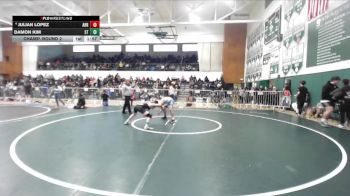 113 lbs Champ. Round 2 - Damon Kim, South Torrance vs Julian Lopez, Arroyo