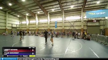 126 lbs Quarterfinal - Jarett Koyama, Hawaii vs Tyler Khoundet, Utah