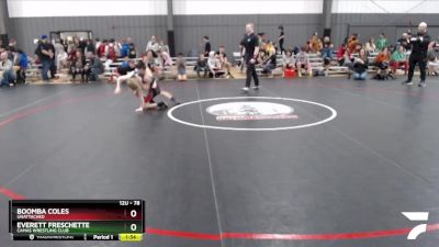 78 lbs Cons. Semi - Boomba Coles, Unattached vs Everett Freschette, Camas Wrestling Club