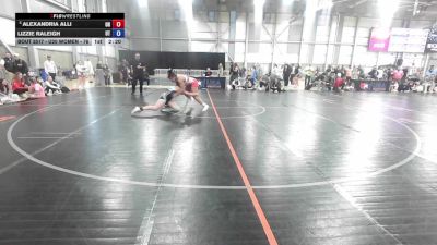 U20 Women - 76 lbs Champ. Round 3 - Alexandria Alli, OH vs Lizzie Raleigh, UT