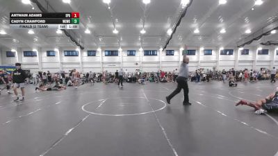 150 lbs Finals (2 Team) - Cadyn Crawford, Wrecking Crew WC vs Antwain Adams, St. Paris Graham