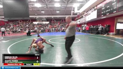 108 lbs Cons. Round 1 - Dante Mares, Maria Carrillo High School vs Gibran Silva, Ukiah High School