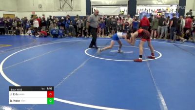 94 lbs Round Of 32 - Jacob Erb, Namaste vs Bently West, Trinity