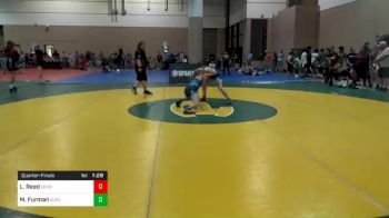 132 lbs Quarterfinal - Loriana Reed, Georgia vs Mia Furman, Suples Wrestling Club