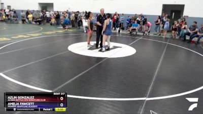 144 lbs X Bracket - Azlin Gonzalez, Alaska Battle Cats Wrestling Club vs Amelia Fawcett, Pioneer Grappling Academy