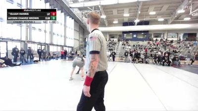 190 lbs Champ. Round 2 - Jayden Chavez Brown, Slam vs Elijah Hawes, Layton