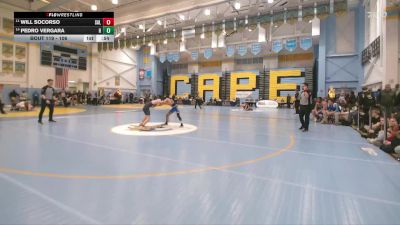 106 lbs Cons. Round 1 - Pedro Vergara, Howard H S vs Will Socorso, Salesianum