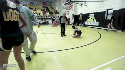 117 lbs Final - Pippa McCall, Fort Gibson vs Harper Dry, Jay Junior High