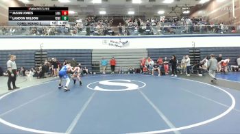 110 lbs Cons. Round 2 - Jason Jones, All In Wrestling Academy vs Landon Wilson, Fighting Squirrels Wrestling Club