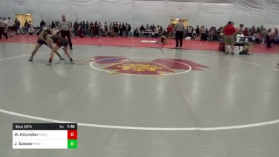 105 lbs Final - Wyatt Kitzmiller, Mechanicsburg vs Jehusua Salazar, New Oxford